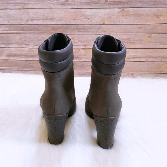 Timberland Olive Tillston 6 Inch Boots - Picture 6 of 7